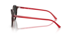 Patillas originales Ray-Ban RB2230 Bernard, color 1419 · Transparente shade fantasy rojo