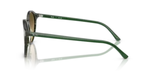 Patillas originales Ray-Ban RB2230 Bernard, color 1421 · Transparente shade fantasy verde