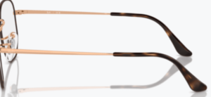 Patillas originales Ray-Ban RB6448 Vista, color 3176 · Habana sobre rosa oro