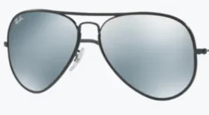 Cristales originales Ray-Ban RB3025JM Aviator Full Color, color 30 · Plata flash espejo