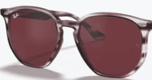 Cristales originales Ray-Ban RB4306, color 75 · Violeta oscuro · plástico