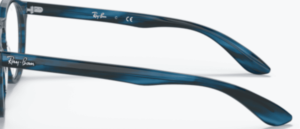 Patillas originales Ray-Ban RB5283 Vista, color 8053 · Rayado azul