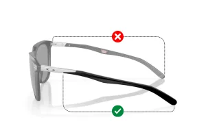 Patillas originales Oakley OO9286 Thurso, color 02 · Negro mate