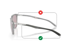 Patillas originales Oakley OO9286 Thurso, color 04 · Gris mate smoke