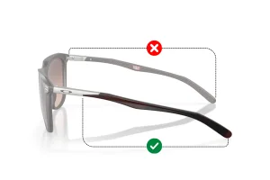 Patillas originales Oakley OO9286 Thurso, color 06 · Mate rootbeer