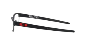 Patillas originales Oakley OO5038 Metal Plate, color 10 · Satinado claro steel