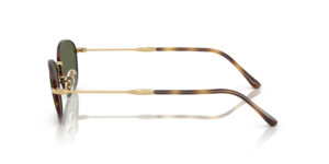 Patillas originales Ray-Ban RB3749, color 9273 · Habana sobre oro