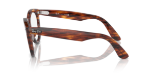 Patillas originales Ray-Ban RB2241V   Wayfarer Way, color 2144 · Rayado habana