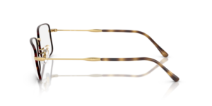 Patillas originales Ray-Ban RB3746V  , color 3177 · Habana sobre oro