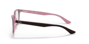Patillas originales Ray-Ban RB5375  , color 2126 · Marrón sobre rosa