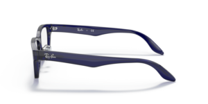 Patillas originales Ray-Ban RB5408D  , color 5986 · Transparente azul oscuro
