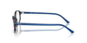 Patillas originales Ray-Ban RB5432   Sam, color 8397 · Transparente shade fantasy azul