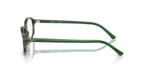 Patillas originales Ray-Ban RB5432   Sam, color 8398 · Transparente shade fantasy verde