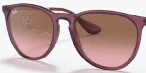 Lentes originales Ray-Ban RB4171 Erika, color 14 · Rosa & marrón degradado · plástico