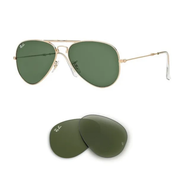 Cristales Ray-Ban 3479 AVIATOR FOLDING Originales