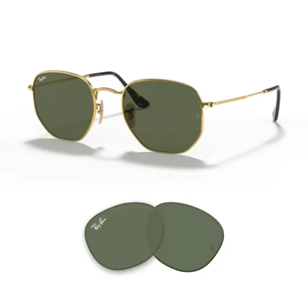 Cristales Ray-Ban 3548N HEXAGONAL Originales