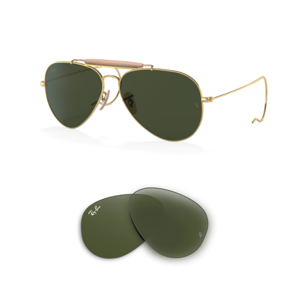 Cristales Ray-Ban 3030 OUTDOORSMAN I Originales