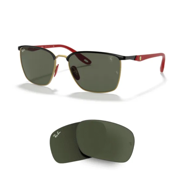 Cristales Ray-Ban RB3673M Ferrari originales