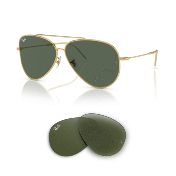 Cristales Ray-Ban RB0101S Aviator Reverse originales