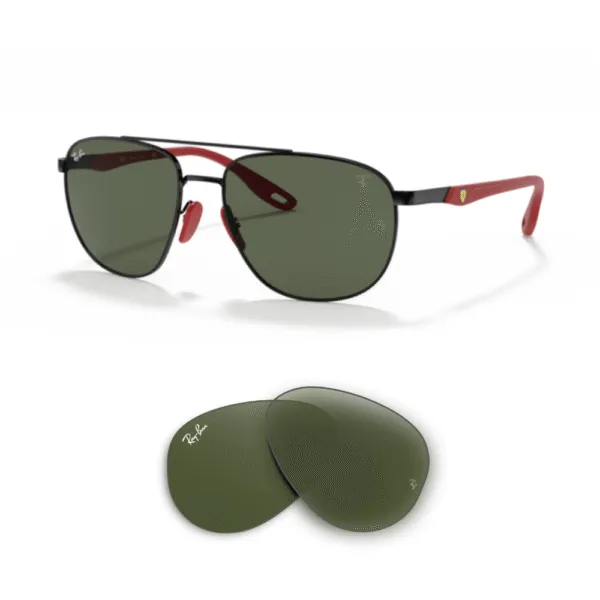Cristales Ray-Ban RB3659M Ferrari originales