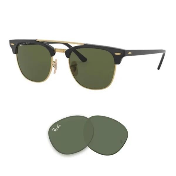 Cristales Ray-Ban 3816 CLUBMASTER DOUBLEBRIDGE Originales