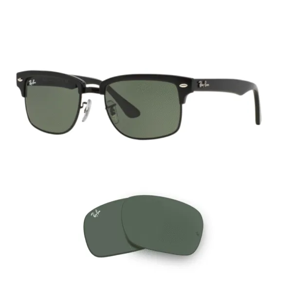 Cristales Ray-Ban RB4190 Clubmaster Square originales