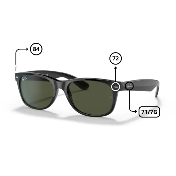 Piezas Repuesto Ray-Ban 2132