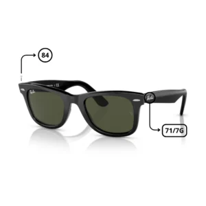 Piezas de repuesto originales Ray-Ban RB2140 Wayfarer