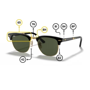 Piezas de Repuesto Ray-Ban 2176 Originales.