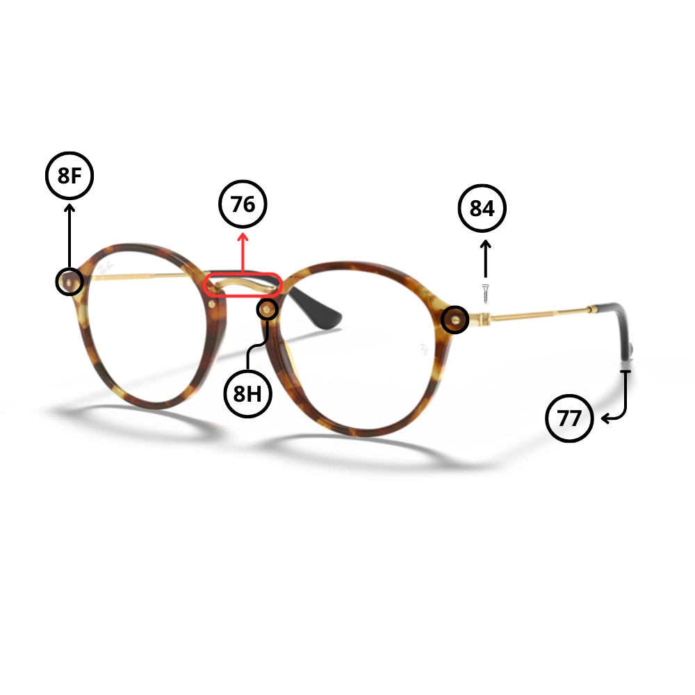Piezas-de-Repuesto-Ray-Ban-2447V-Originales.