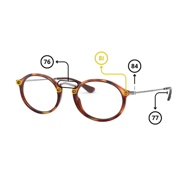 Piezas de Repuesto Ray-Ban 2547V Originales