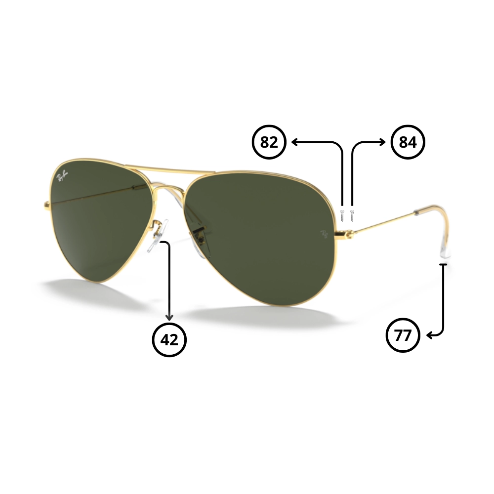 Piezas-de-Repuesto-Ray-Ban-3026-originales..