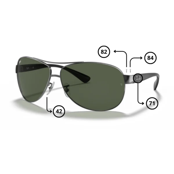 Piezas Repuesto Ray-Ban 3386