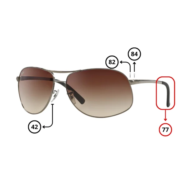 Piezas Repuesto Ray-Ban 3387