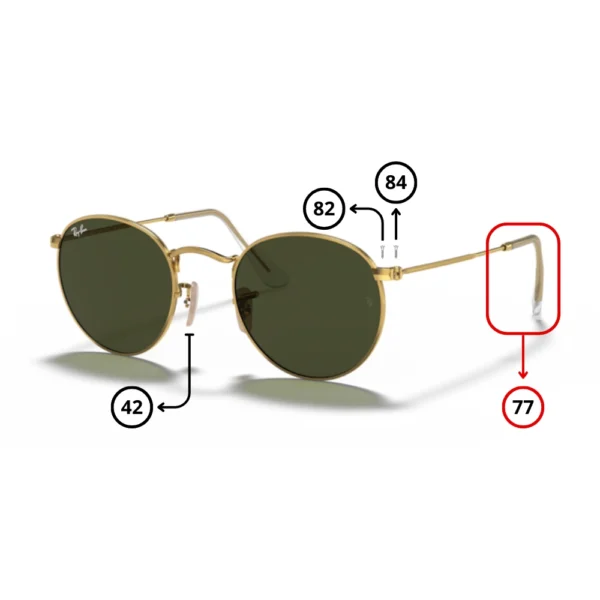 Piezas Repuesto Ray-Ban 3447