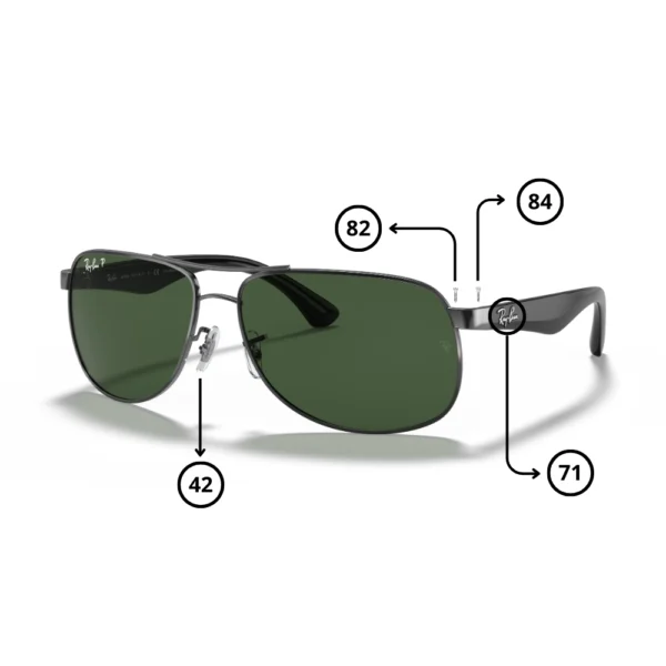 Piezas Repuesto Ray-Ban 3502