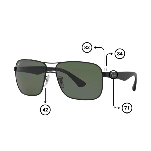 Piezas Repuesto Ray-Ban 3516