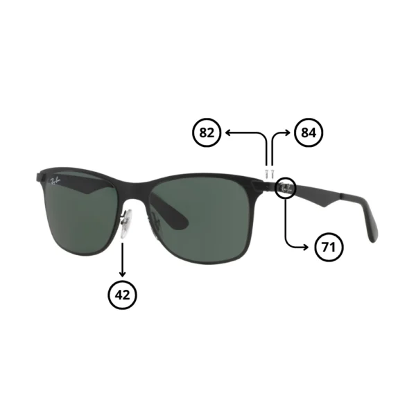 Piezas Repuesto Ray-Ban 3521