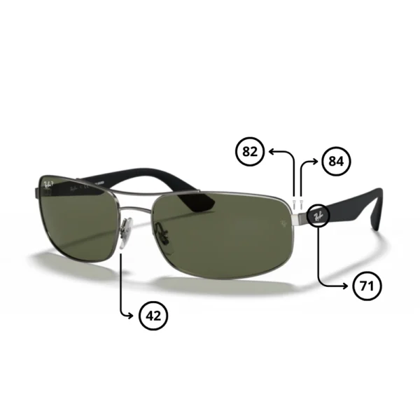 Piezas Repuesto Ray-Ban 3527