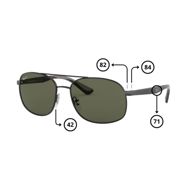 Piezas Repuesto Ray-Ban 3593