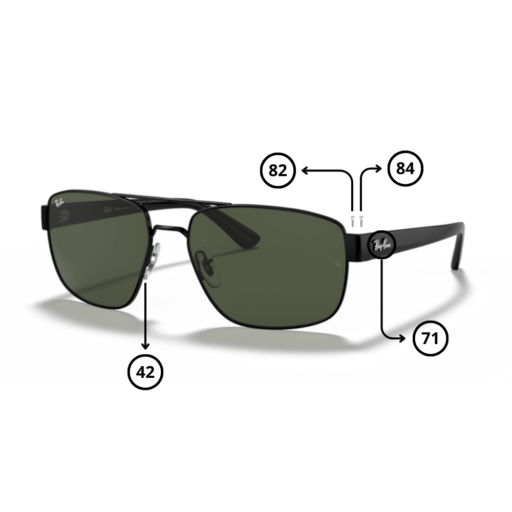 Piezas-de-Repuesto-Ray-Ban-3663-Originales.