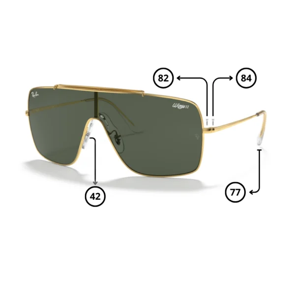 Piezas de Repuesto Ray-Ban 3697 WINGS Originales