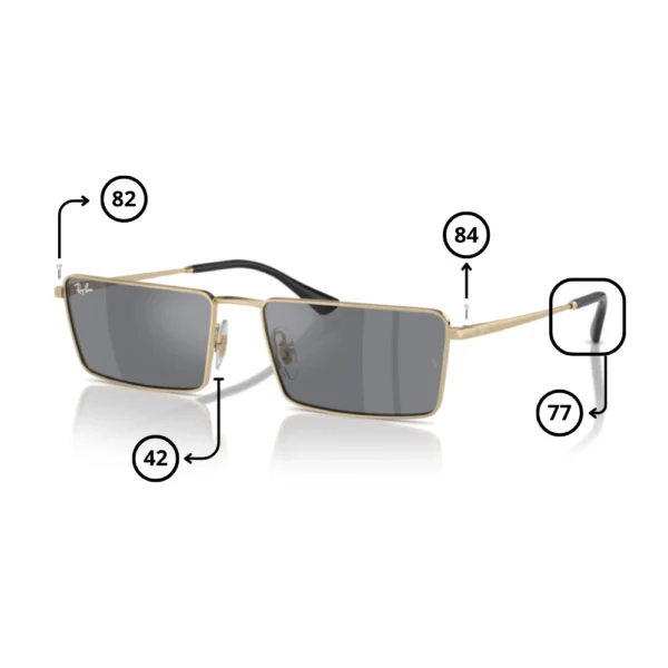 Piezas de Repuesto Ray-Ban 3741 EMY Originales