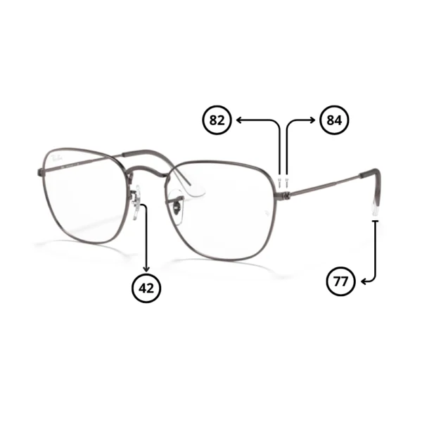 Piezas Repuesto Ray-Ban 3857V FRANK Originales