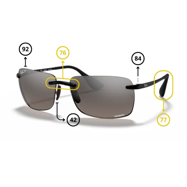 Piezas Repuesto Ray-Ban 4255 Originales