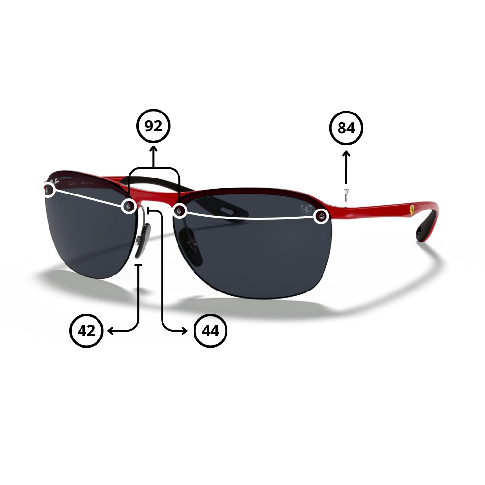 Piezas-de-Repuesto-Ray-Ban-4302M-Originales.