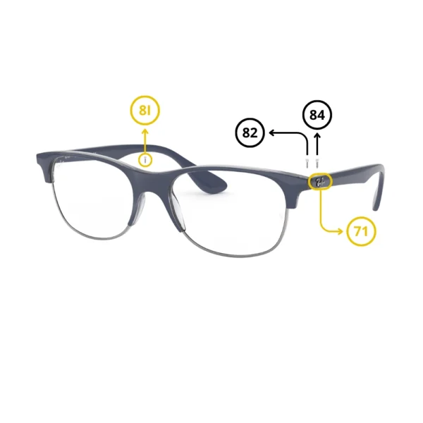 Piezas de Repuesto Ray-Ban 4319V Originales