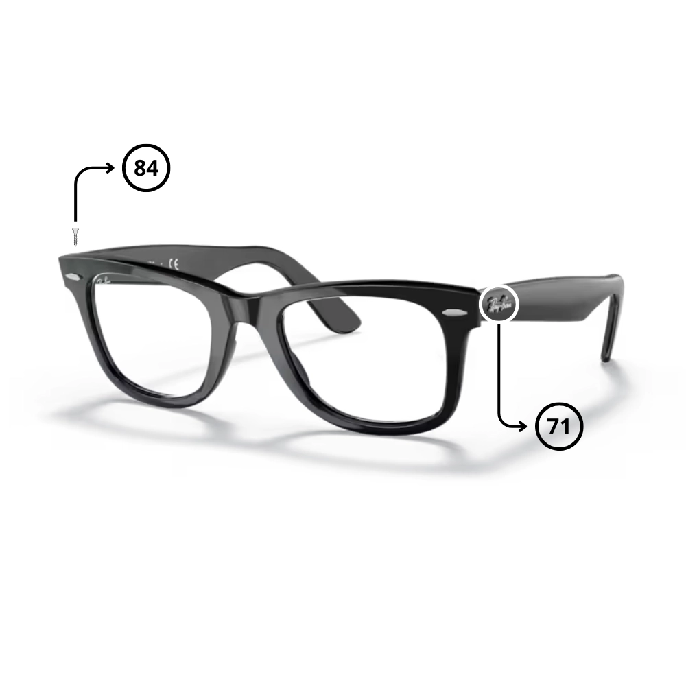 Piezas-de-Repuesto-Ray-Ban-5121-Originales.
