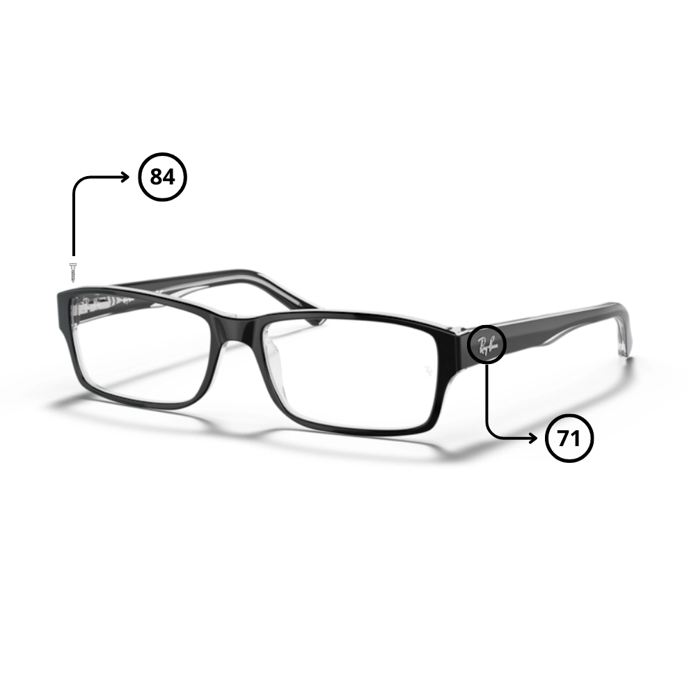Piezas-de-Repuesto-Ray-Ban-5169-Originales.