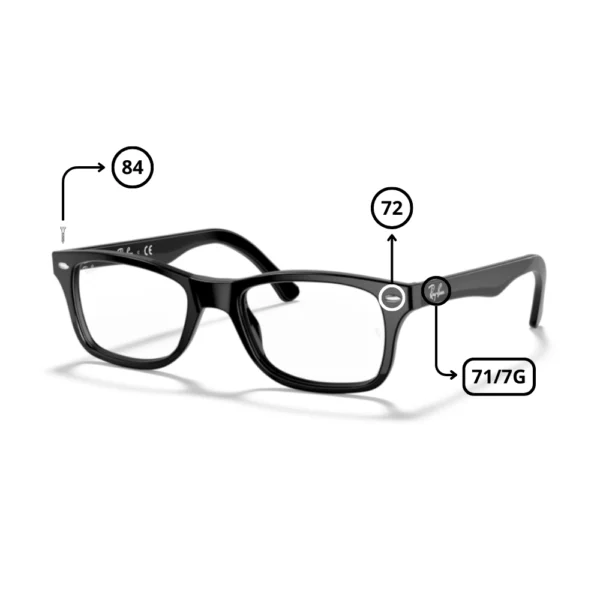 Piezas Repuesto Ray-Ban 5228 Originales